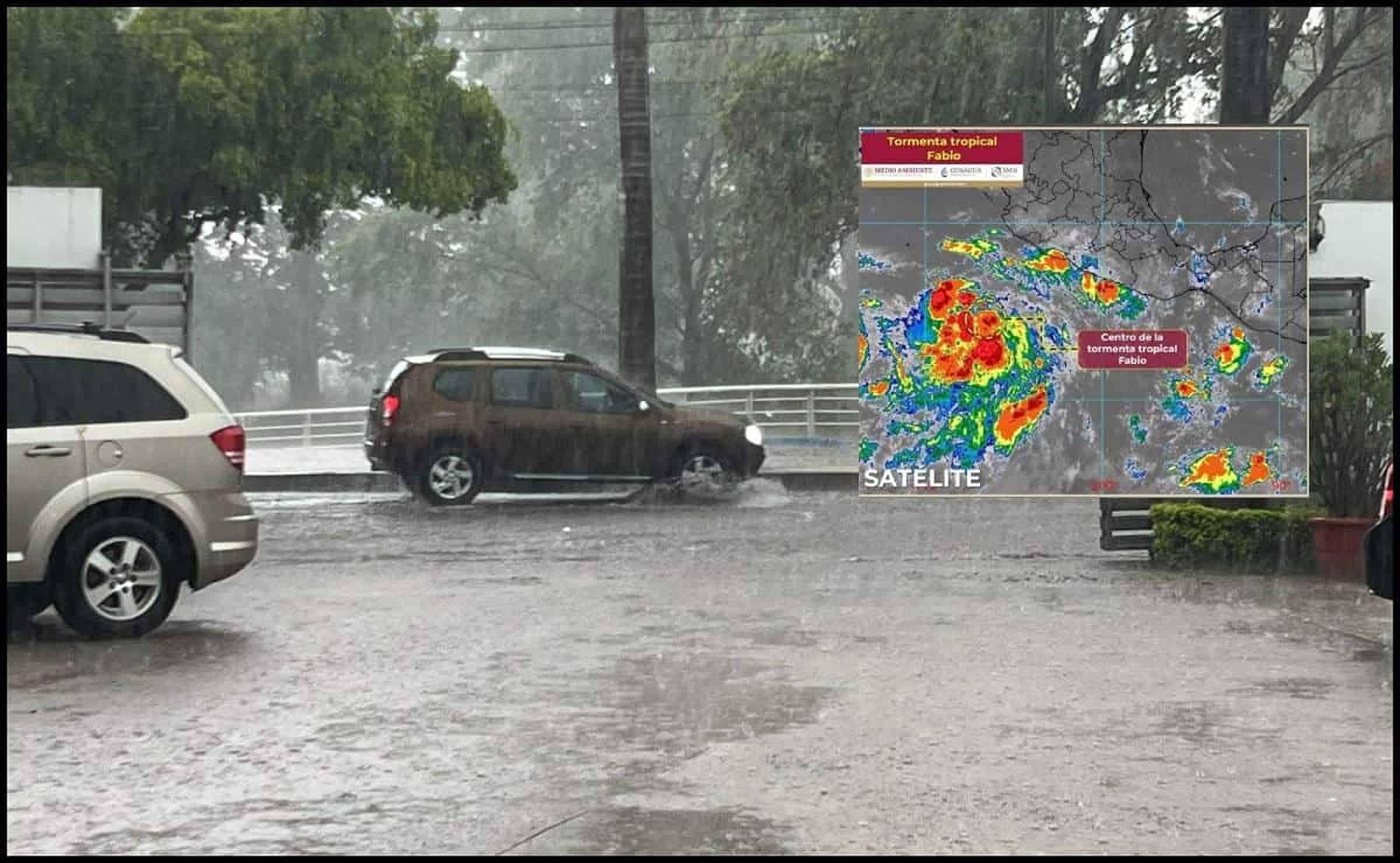 Tormenta tropical «Fabio» dejará lluvias para Sinaloa este martes 6 de agosto