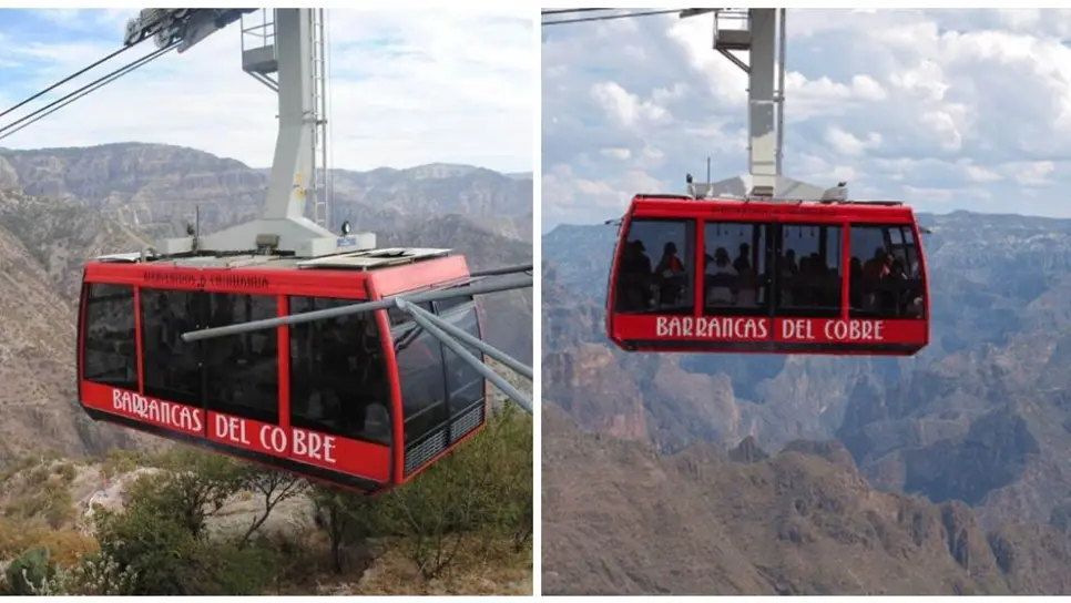 FOTO: Teleférico de Barrancas del Cobre.
