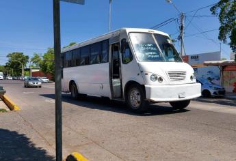 Buscan incrementar tarifa de estudiantes en transporte urbano Los Mochis