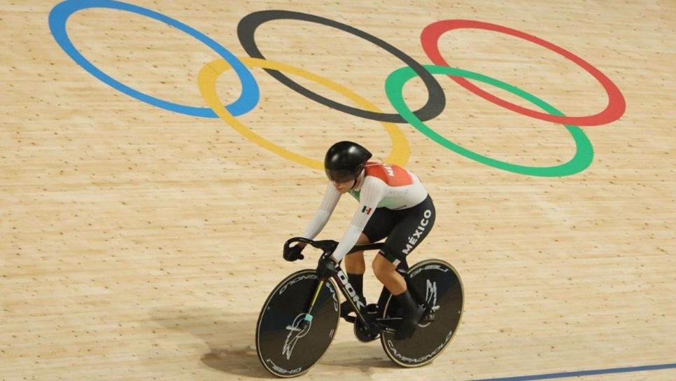 Luz Daniela Gaxiola clasifica a cuartos de final en Keirin Femenil de ciclismo de París 2024