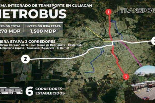 Metrobús de Culiacán: ¿de cuánto es la inversión y cuándo quedaría terminado?