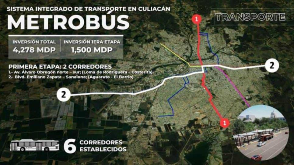 Metrobús de Culiacán: ¿de cuánto es la inversión y cuándo quedaría terminado?