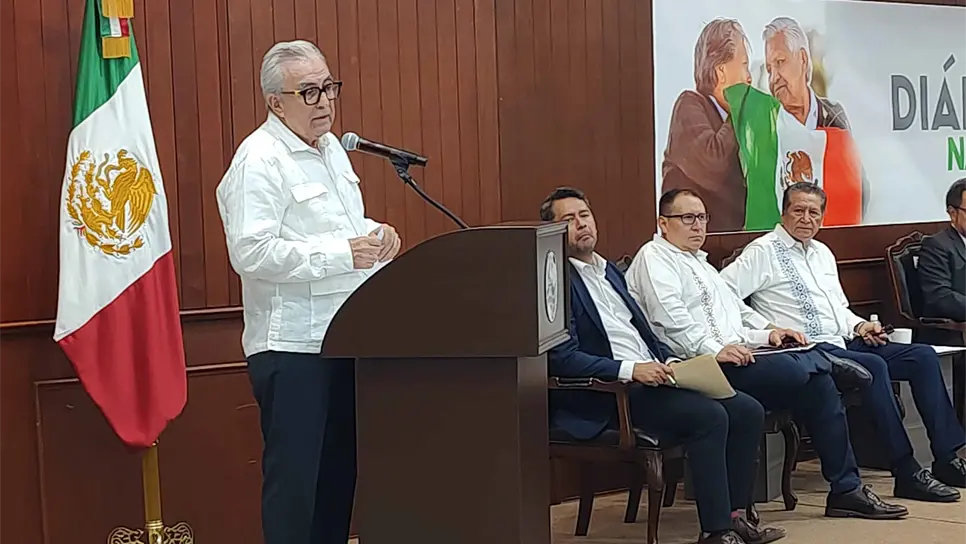 Rocha Moya asegura que no habrá imposiciones en el Congreso pese a mayoría de Morena