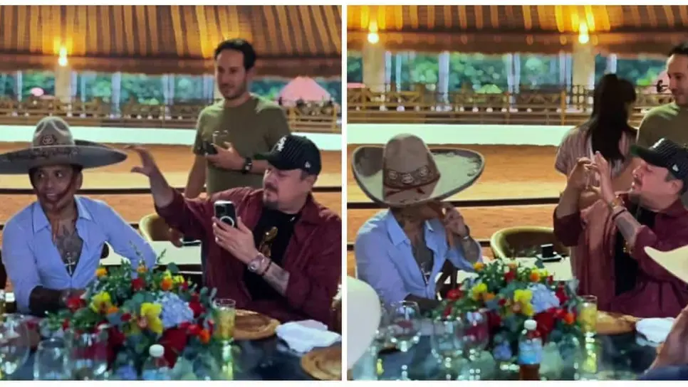 FOTO: Pepe Aguilar y Christian Nodal.