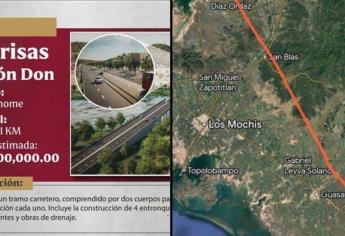 «Megacarretera» Guasave- Sonora es idea de la Secretaría de Comunicaciones y Transportes