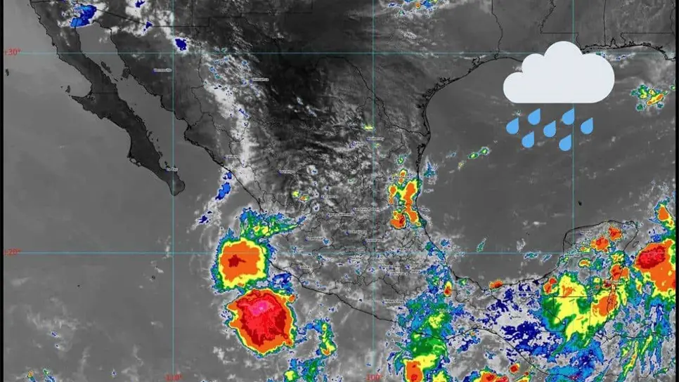 Estos estados tendrán 4 días de lluvias a partir de hoy 9 de agosto, ¿está Sinaloa? 