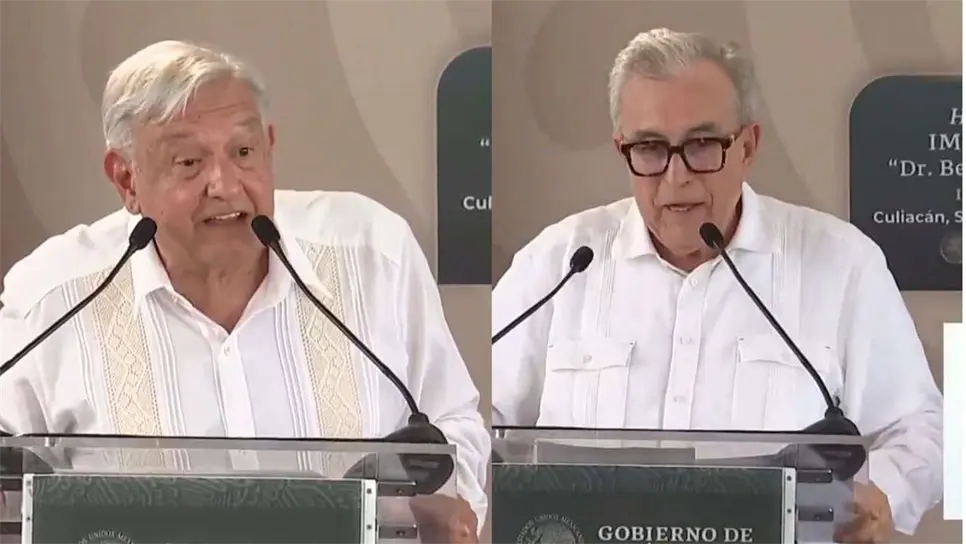 AMLO y Rocha Moya.