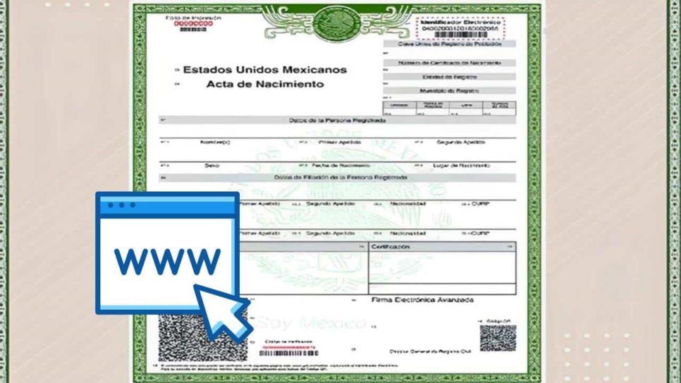 Acta de nacimiento en línea: Sigue los pasos para tramitarla