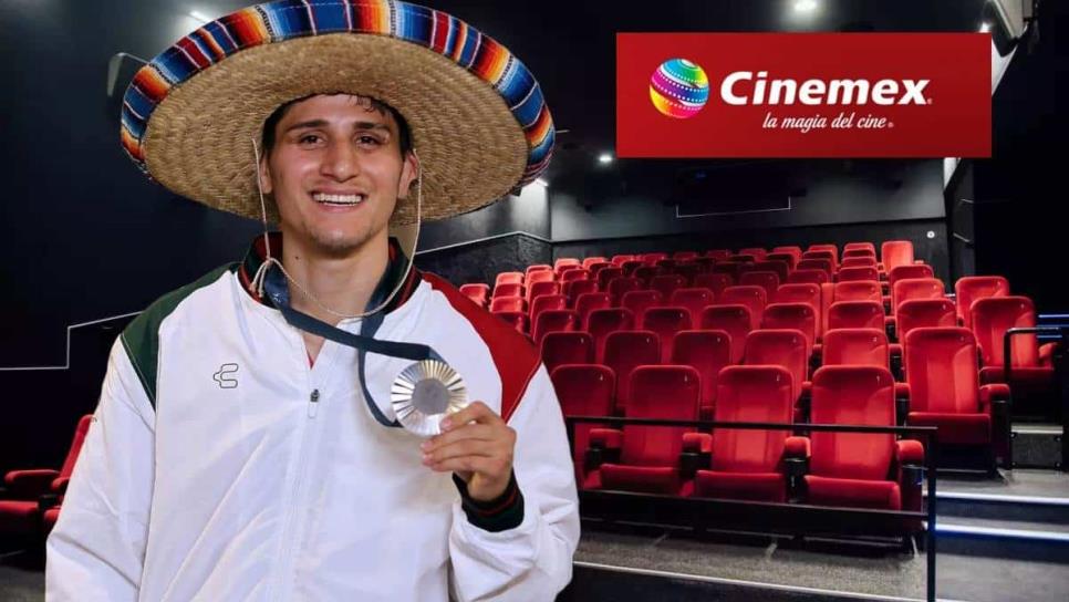 Este es el regalo de Cinemex a Marco Verde y a otros medallistas mexicanos de París 2024