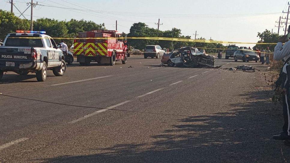 Muere mujer tras un choque automovilístico por la carretera a Altata, Navolato