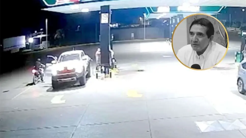 Así el momento del ataque al exrector de la UAS, Héctor Melesio Cuén Ojeda.