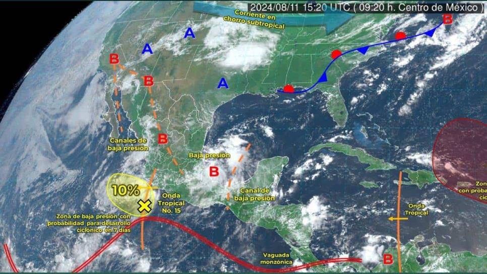 Clima en Sinaloa; así el pronóstico para 12, 13 y 14 de agosto 2024