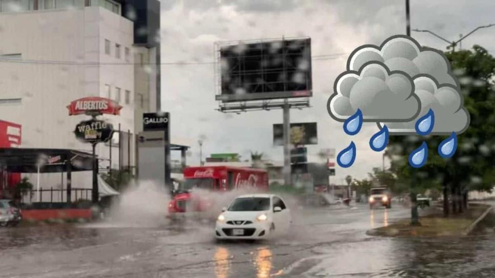 Por tercer día consecutivo se espera lluvia en Culiacán este martes, 13 de agosto