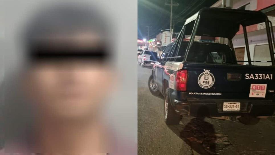 Policías detienen a un hombre por golpear a su esposa y amenazarla con un cuchillo en Culiacán