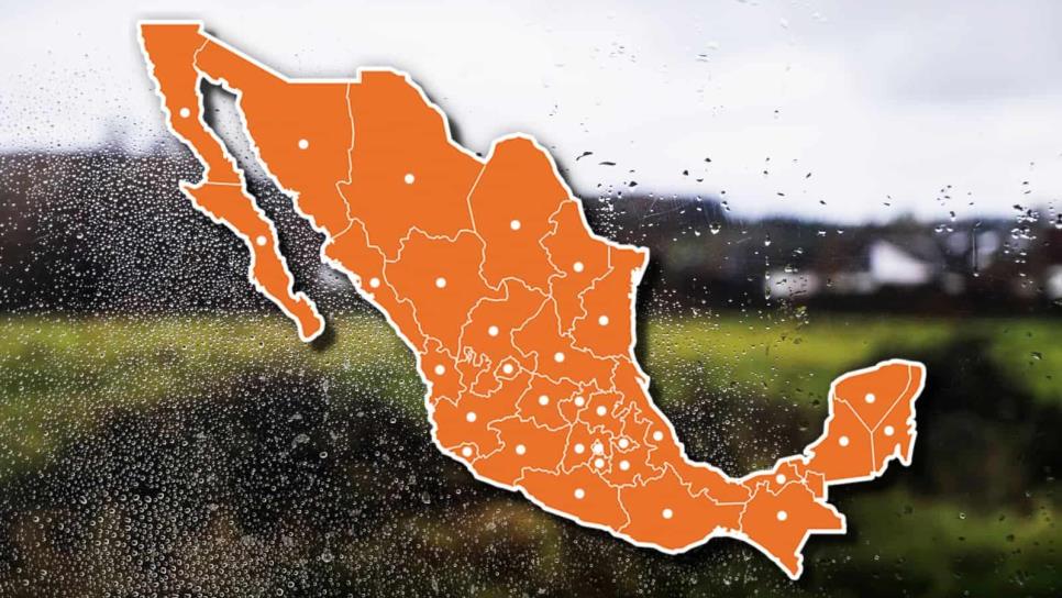 Clima en México: al menos seis estados tendrán lluvias intensas, ¿cuáles son?