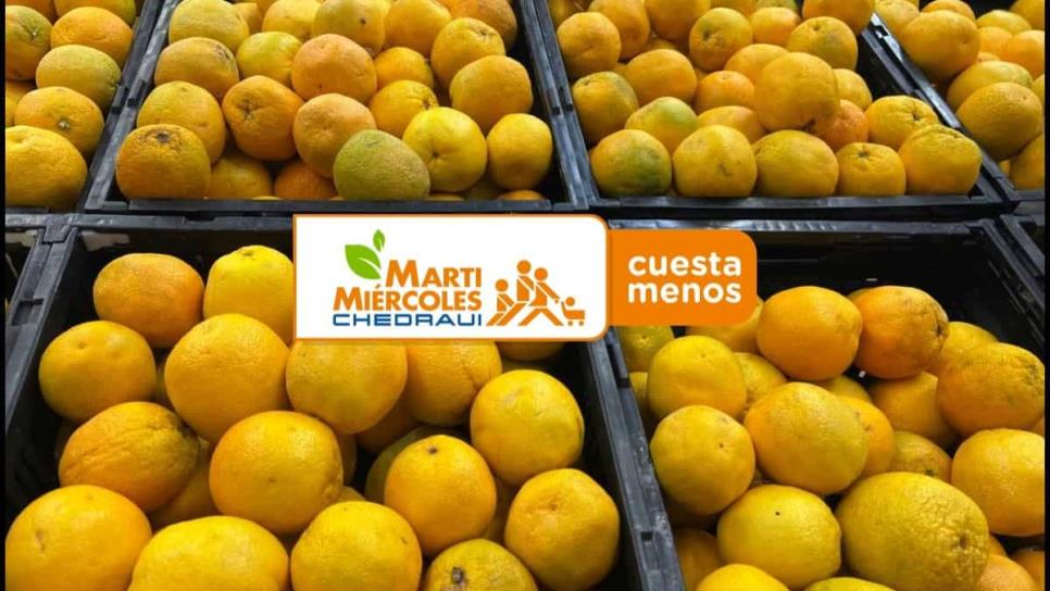 Marti-miércoles Chedraui: ofertas del 13 y 14 de agosto en frutas y verduras