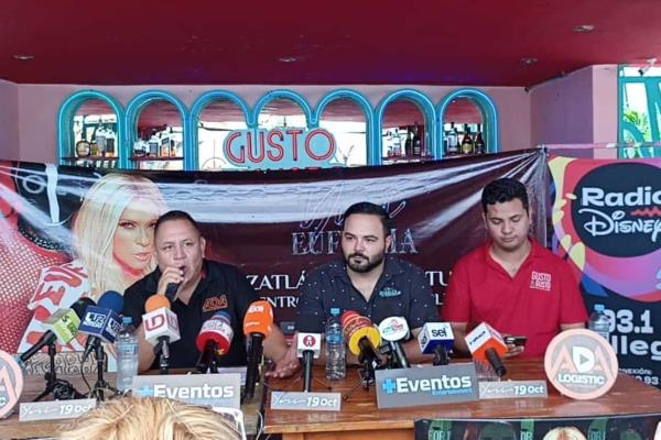 Todo listo para que Yuri encienda a Mazatlán con su tour Euforia