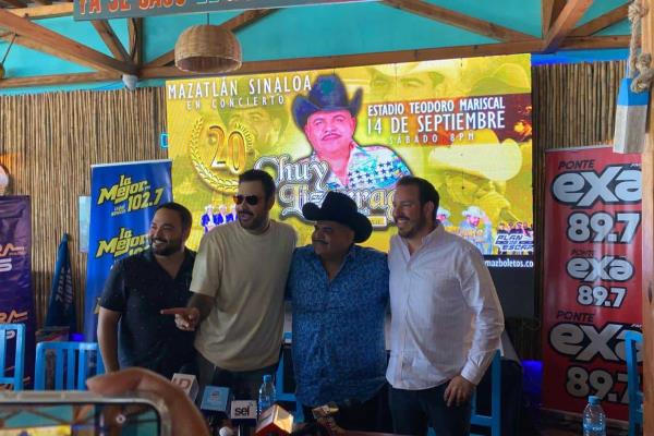 Con todo y caballos, Chuy Lizárraga celebrará 20 años de trayectoria, con un gran concierto en Mazatlán