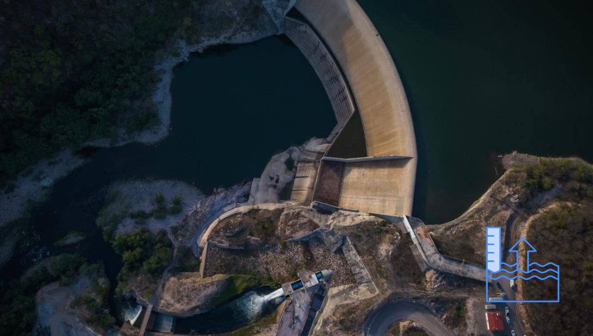 La presa Picachos, en el sur de Sinaloa, es la que tiene más agua de todo el estado.