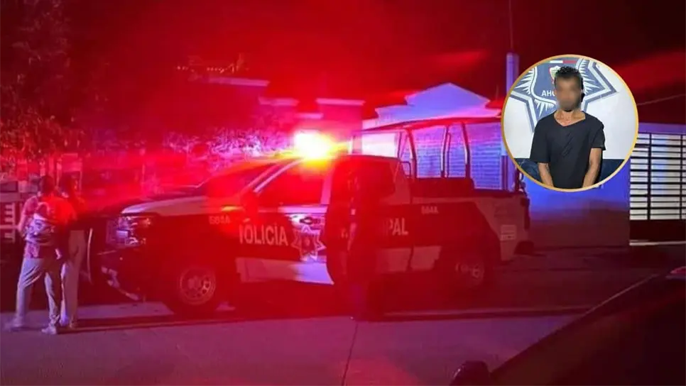 El sujeto intentó darse a la fuga. FOTO: Luz Noticias / Cortesía