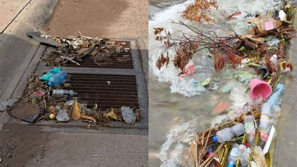 La basura sigue siendo la causa principal de las inundaciones. FOTO: Luz Noticias
