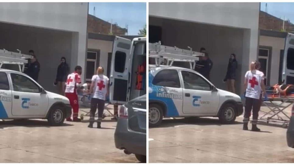 Se electrocuta empleado de telefonía tras tocar cables de alta tensión en Culiacán