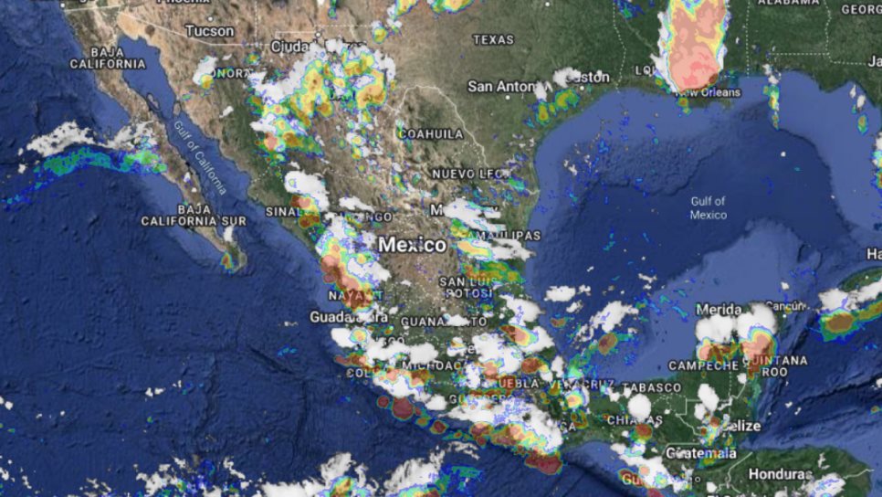 Se pronostican lluvias puntuales en estos estados de México