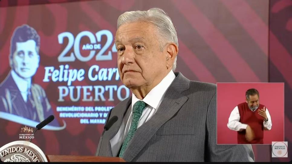 AMLO mantiene su respaldo a Rocha Moya pese a inconsistencias de la FGE en caso Cuén