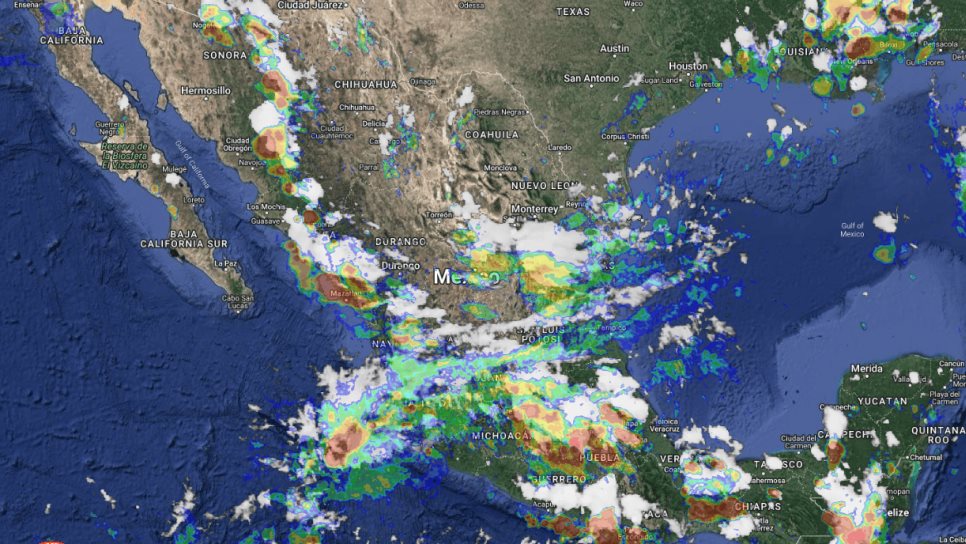 Monzón mexicano dejará lluvias puntuales fuertes en el noroeste de la república