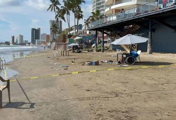 Asesinan de 5 balazos a turista en playas de Mazatlán