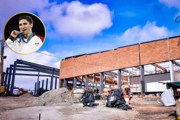 Por falta de recursos la Unidad Deportiva Marco Verde esta detenida; va a un 60 % de construcción