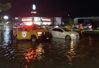 Una celda de tormenta generó las fuertes lluvias de esta tarde en Culiacán 