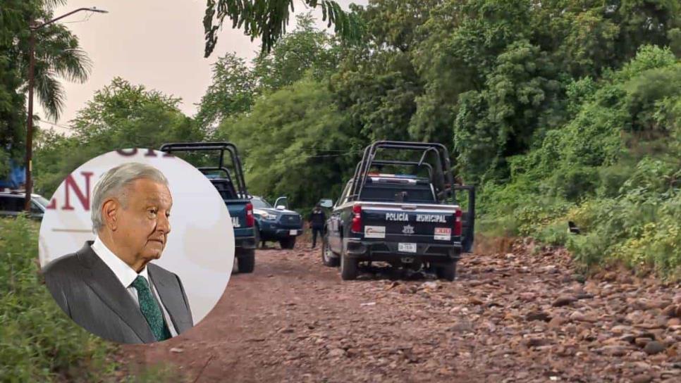 Por 7 asesinatos este fin de semana en Sinaloa, AMLO llama a la paz