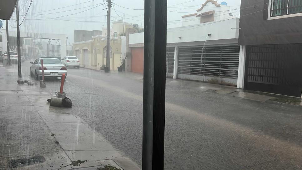 ¡Se cumple el pronóstico!; muy fuertes lluvias sorprenden a Culiacán