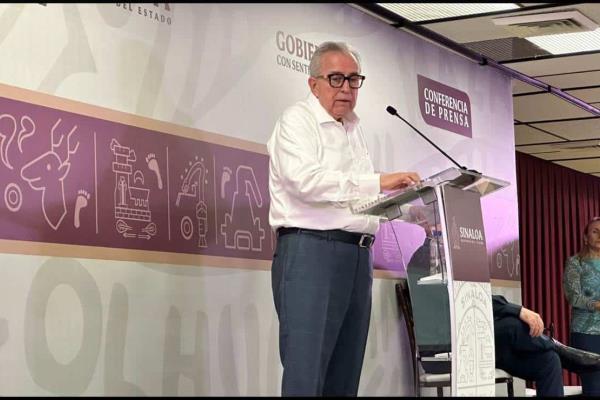 Rocha le hace un llamado a grupos criminales a no generar violencia en Sinaloa 