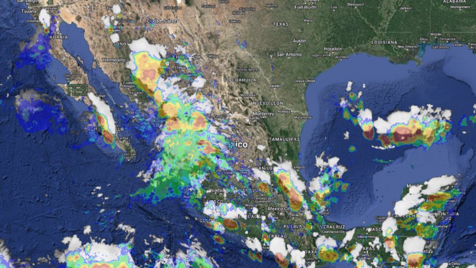 Monzón mexicano dejará lluvias muy fuertes en Sonora y Chihuahua