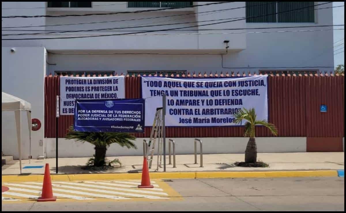 Jueces de Los Mochis se unen al paro nacional y advierten sobre los riesgos de la reforma judicial de AMLO