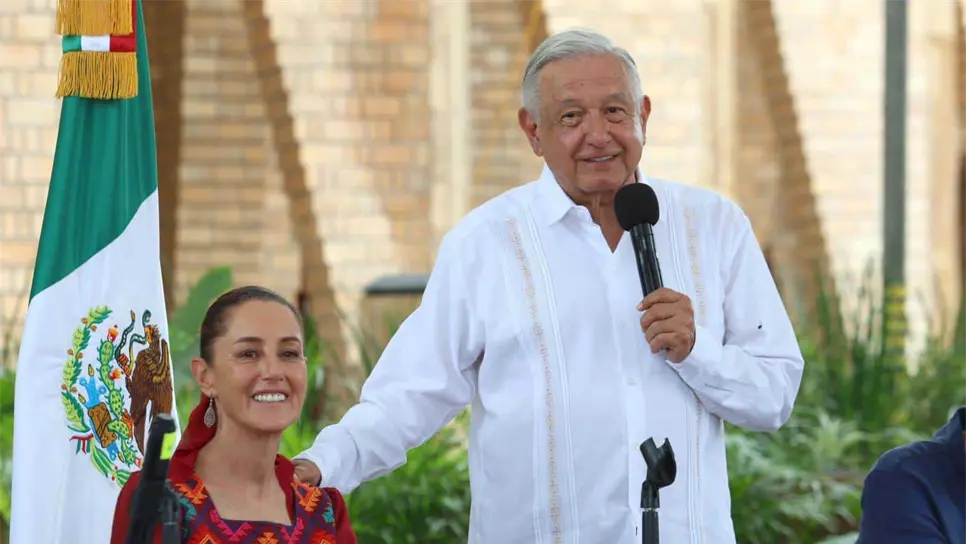 Claudia Sheinbaum y Andrés Manuel López Obrador.