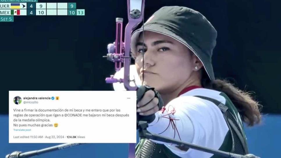 ¿Retiran beca a medallistas olímpicos? Así se enteró Alejandra Valencia al llegar a Conade