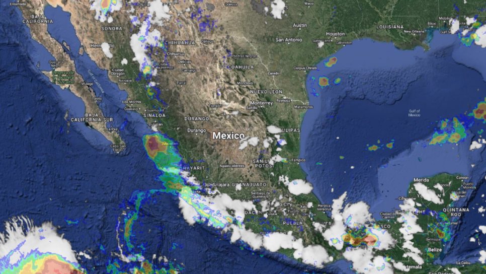 Se esperan lluvias puntuales fuertes en Sinaloa por el monzón mexicano