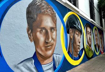 ¡Orgullo nacional! En Culiacán pintan mural de sinaloenses que representaron a México en los juegos olímpicos París 2024