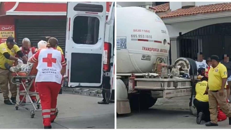 Gasero cae de un segundo piso mientras rellenaba un tanque estacionario en domicilio de El Rosario