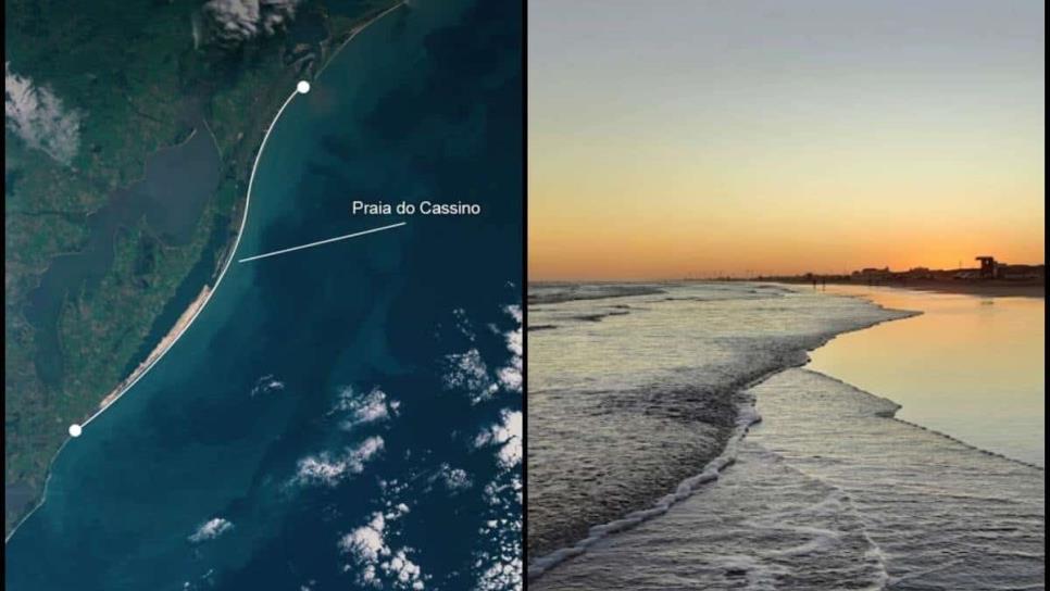 Esta es la playa más larga del mundo que se puede ver desde el espacio