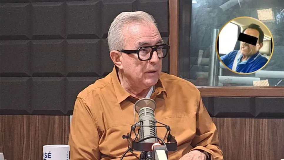 El gobernador descartó cualquier teoría que lo vincula con el detenido. FOTO: Luz Noticias / Cortesía