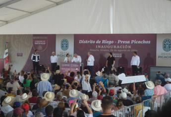 Inaugura AMLO el Distrito de Riego de la Presa Picachos. ¿En qué consiste esta obra?