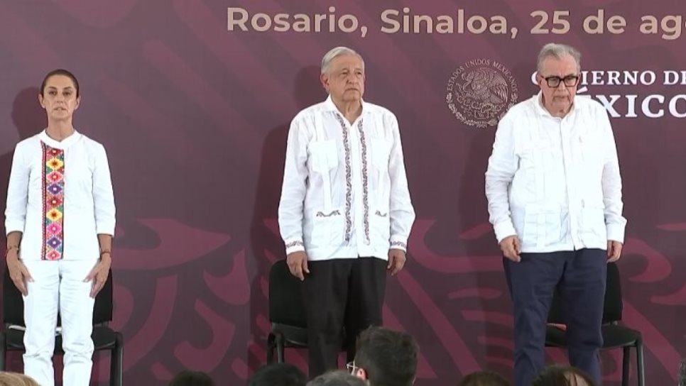 Vamos a seguir colaborando en todo lo que Sinaloa requiera: AMLO y Claudia Sheinbaum reafirman su apoyo a Rocha Moya 