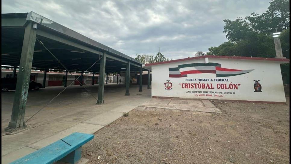 Escuela Cristóbal Colón en Los Mochis no regresa a clases por problemas de drenaje