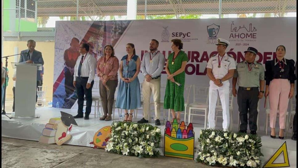 Gerardo Vargas inaugura el ciclo escolar 2024-2025 en Ahome