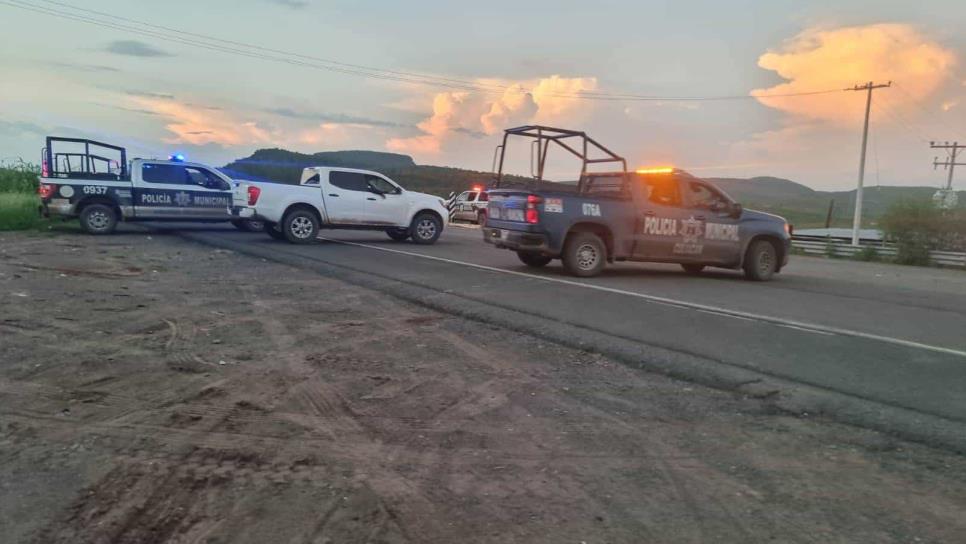 Persecución deja dos patrullas dañadas y una camioneta asegurada en Culiacán