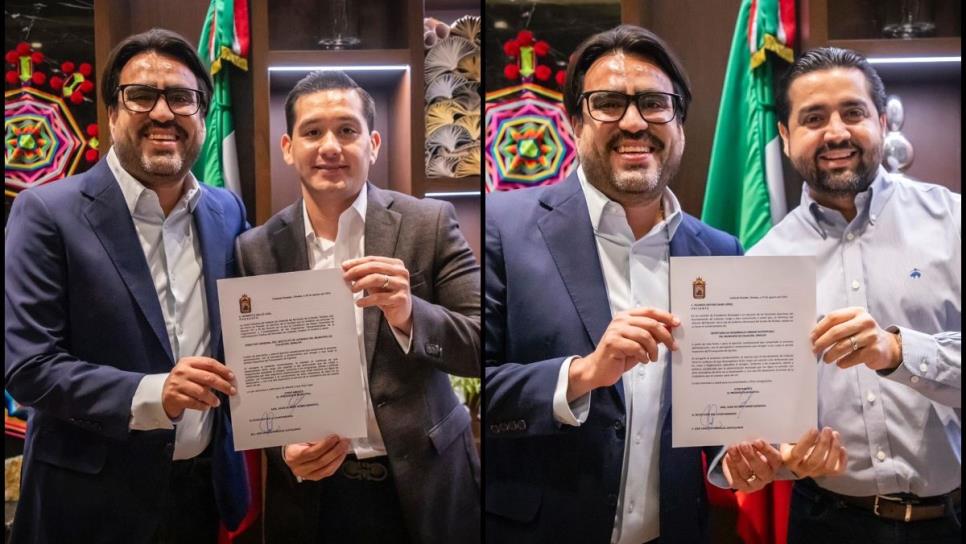 Alcalde de Culiacán nombra nuevos funcionarios, no descarta más cambios en su gabinete